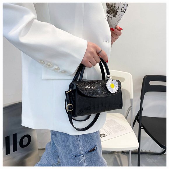 Crocodile pattern small bag new simple single shoulder bag - Picture 9 of 9